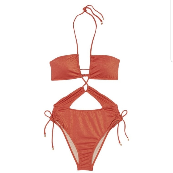 Cutout Multiway Halter One-Piece Swimsuit - Picture 4 of 6